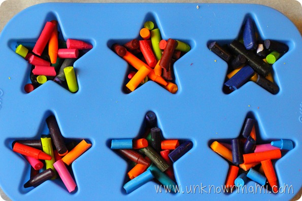 Broken Bits of crayons