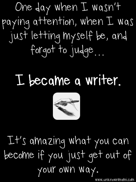 Get out of your own way