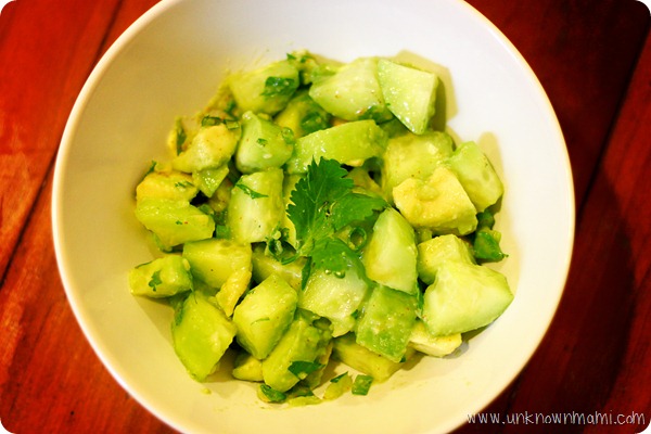 Avocado-and-cucumber-salad
