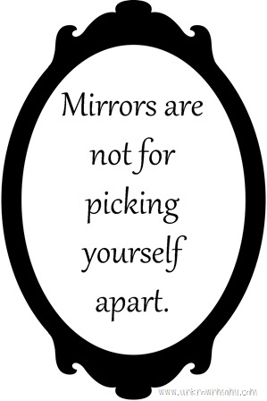 Looking in the mirror