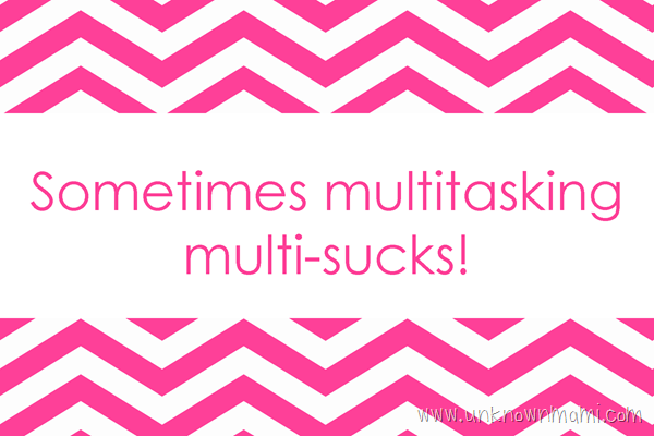 Multitasking has its limits
