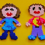 Plastic bead dolls