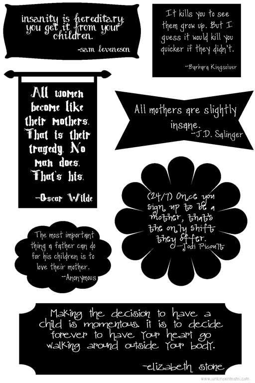 Free Mother&rsquo;s Day Printable for You or Your Mother!
